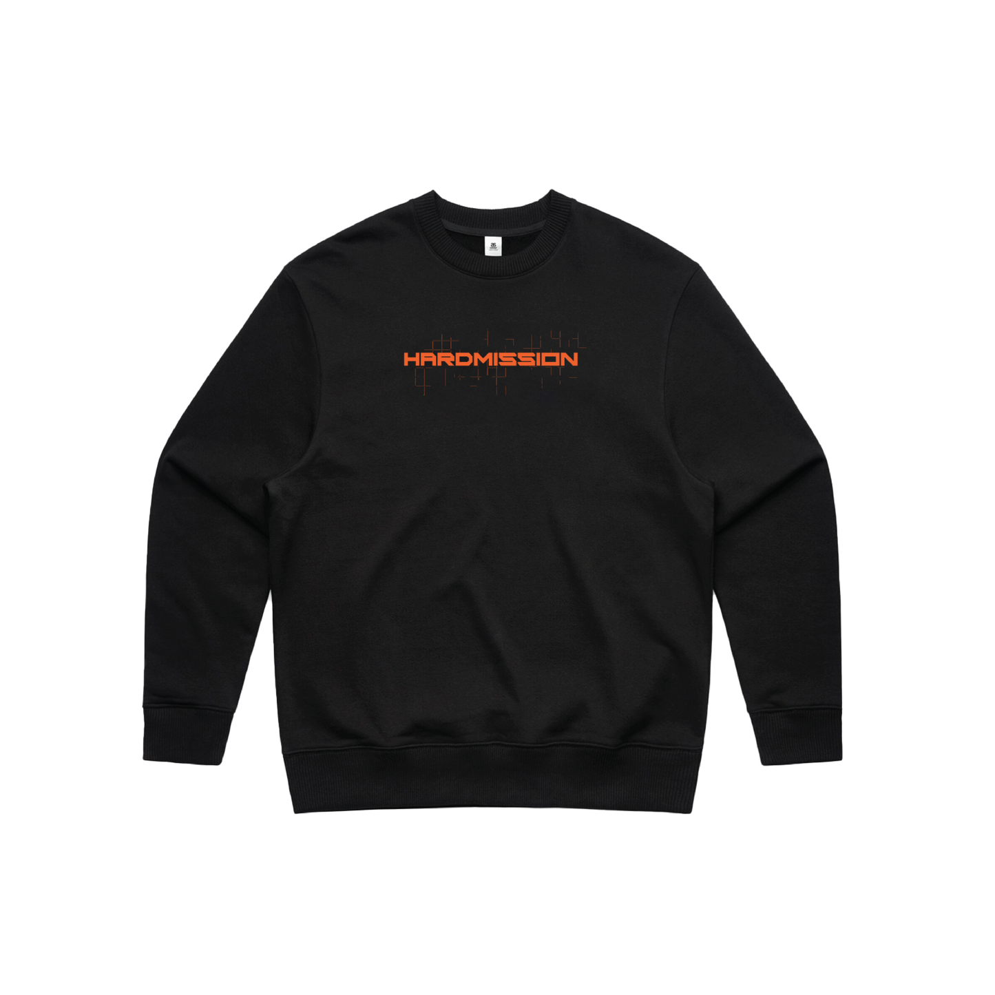 HARDMISSION 2024 : BLACK & NEON ORANGE JUMPER