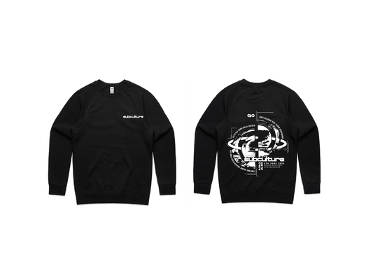 SUBCULTURE 2024 : JUMPER (BLACK W/ WHITE PRINT)